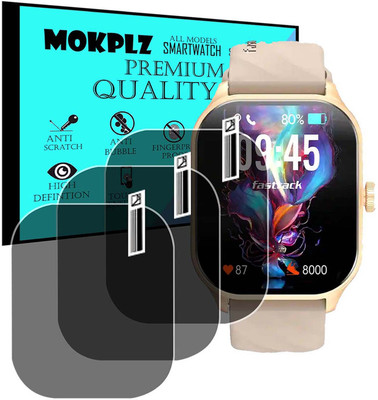 MOKPLZ Screen Guard for FASTRACK REFLEX POWER SMARTWATCH(Pack of 3)
