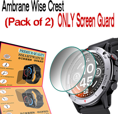 daffin Screen Guard for Ambrane Wise Crest(Pack of 2)