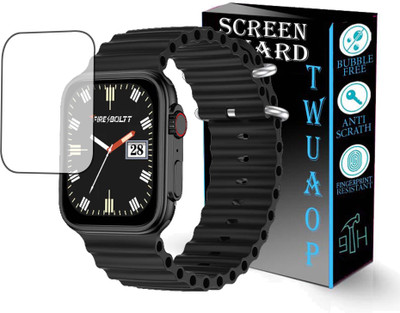 TWUAOP Screen Guard for FIRE BOLTT GLADIATOR PLUS SMARTWATCH(Pack of 1)