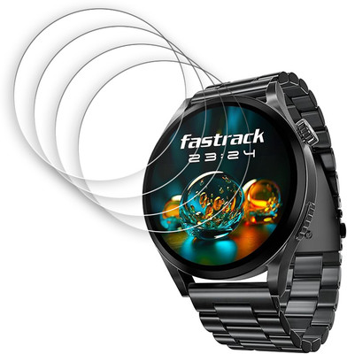 SOMTONE Screen Guard for Fastrack Radiant FX4 3.8 cm Smartwatch Screen Protector | Anti-Scratch | Edge to Edge Full Coverage | 9H Hardness | Screen Guard(Pack of 4)