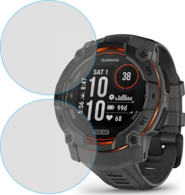Fasheen Screen Guard for Garmin Instinct 3 Solar 45mm Tactical(Pack of 2)