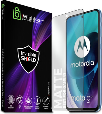 iWishKart Screen Guard for MOTOROLA G71, MOTOROLA G71 5G, moto g71 5g Mat / Matte 0.3mm(Pack of 1)