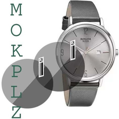 MOKPLZ Screen Guard for SONATA SLEEK ANALOG GREY DIAL(Pack of 2)