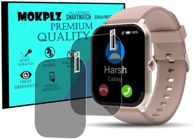 MOKPLZ Screen Guard for BEATXP MARV NEO SMARTWATCH(Pack of 2)