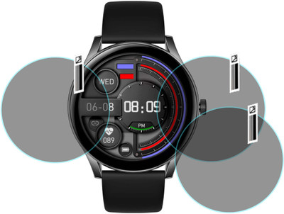 MOKPLZ Screen Guard for PEBBLE COSMOS BOLD SMARTWATCH(Pack of 3)