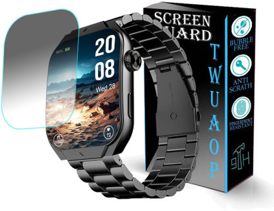 TWUAOP Screen Guard for BEATXP UNBOUND CURV SMARTWATCH(Pack of 1)
