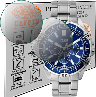 daffin Screen Guard for FOSSIL FS5623 GARRETT ANALOG WATCH FOR MEN(Pack of 2)