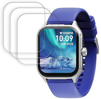 ARBAN Edge To Edge Screen Guard for Maxima Max Pro Volt+ 1.83 inch Smartwatch Screen Protector | Anti-Scratch | Edge to Edge Full Coverage | 9H Hardness | Screen Guard(Pack of 3)