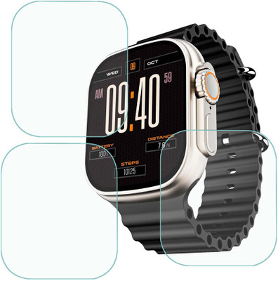 MOKPLZ Screen Guard for BOAT WAVE GENESIS SMARTWATCH(Pack of 3)