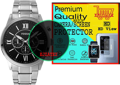 ejzatex Screen Guard for FOSSIL BQ1125 Flynn Analog Watch - For Men(Pack of 1)