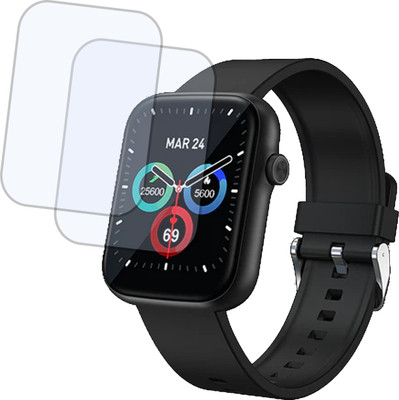 MOBIZONE Screen Guard for Fire bolt Ninja Pro Plus Smart Watch Screen Guard | Unbreakable | Edge to Edge Full Screen Coverage and Easy Installation Kit(Pack of 2)