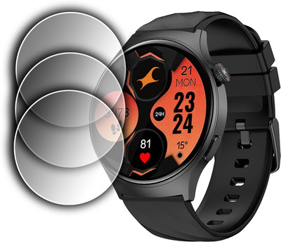 EJZATEX Screen Guard for FASTRACK OPTIMUS PRO SMARTWATCH, SCREEN GUARD(Pack of 3)