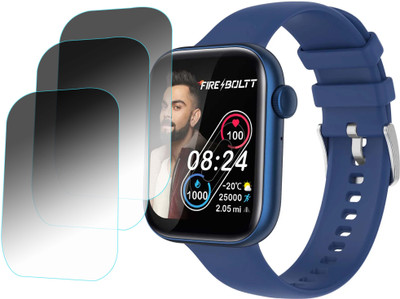 siglaciz Screen Guard for FIRE-BOLTT RING 3 SMARTWATCH(Pack of 3)