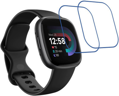 DVMART Screen Guard for Crystal Clear Fitbit Versa 4(Pack of 2)