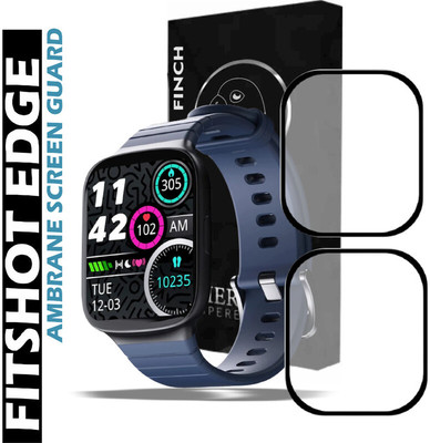 Olonga Screen Guard for AMBRANE FITSHOT EDGE SMARTWATCH(Pack of 2)