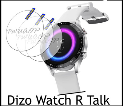 TWUAOP Screen Guard for DIZO WATCH R TALK(Pack of 3)