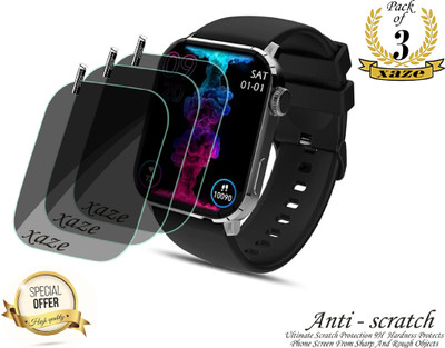 XAZE Screen Guard for Beat xp Unbound Smartwatch screen guard(Pack of 3)