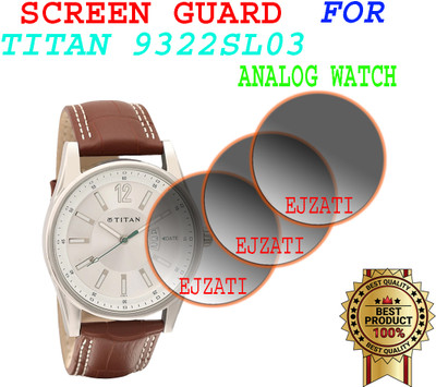 EJZATI Screen Guard for TITAN 9322SL03 ANALOG WATCH(Pack of 3)