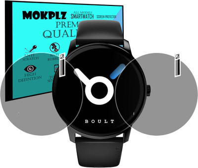 MOKPLZ Screen Guard for BOULT COSMIC R SMARTWATCH(Pack of 2)