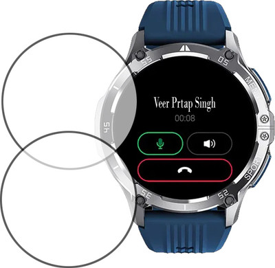 EJZATI Screen Guard for NOISEFIT FORCE PLUS SMARTWATCH, SCREEN GUARD(Pack of 2)