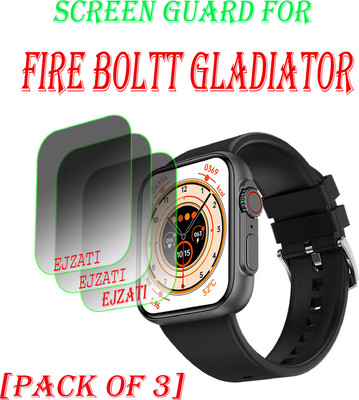 EJZATI Screen Guard for FIRE BOLTT GLADIATOR SMART WATCH(Pack of 3)