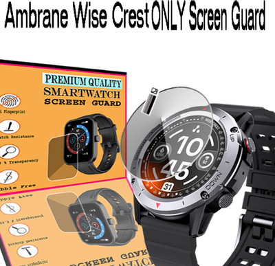 daffin Screen Guard for Ambrane Wise Crest(Pack of 1)