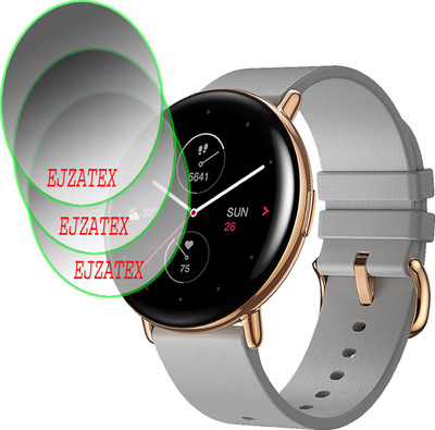 EJZATEX Screen Guard for AMAZFIT ZEPP E STYLISH ROUND SMARTWATCH(Pack of 3)