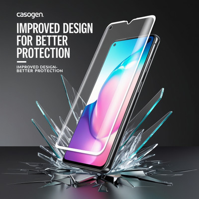 CASEOGEN Tempered Glass Guard for Caseogen Edge-to-Edge Glass for Samsung Galaxy A51 – Full Glue (1 Pc)(Pack of 1)