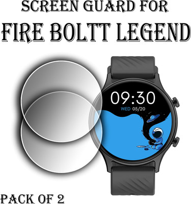 EJZATI Edge To Edge Screen Guard for FIRE BOLTT LEGEND SMARTWATCH(Pack of 2)