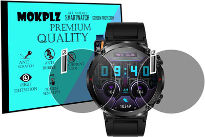 MOKPLZ Screen Guard for FIRE BOLTT SPHERE SMARTWATCH(Pack of 2)