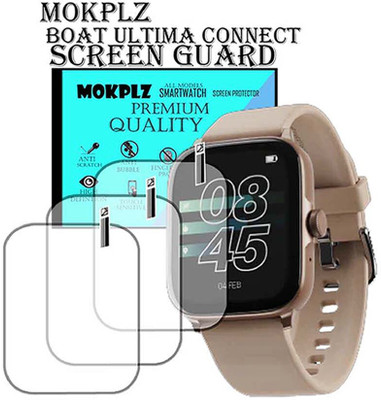 MOKPLZ Screen Guard for BOAT ULTIMA CONNECT SMARTWATCH(Pack of 3)