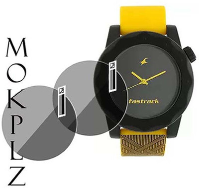 MOKPLZ Screen Guard for FASTRACK ANALOG NG38022PP06W BLACK DIAL(Pack of 2)