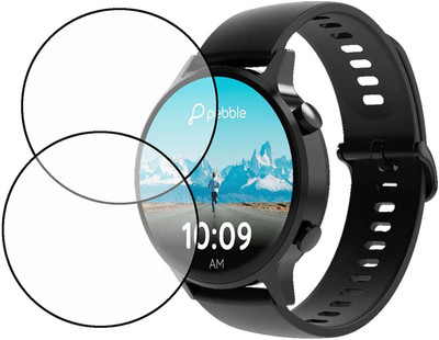 MOKPLZ Screen Guard for PEBBLE VAST SMARTWATCH(Pack of 2)