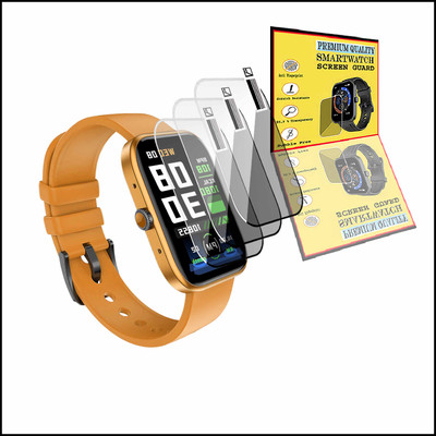 EZGER Screen Guard for FIRE BOLTT JAGUAR Smartwatch(Pack of 3)