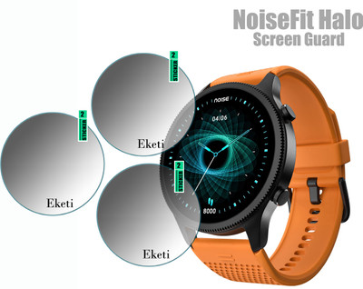 Eketi Screen Guard for NoiseFit Halo Smartwatch(Pack of 3)