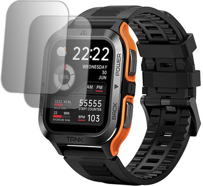 DOUMOF Impossible Screen Guard for KOSPET TANK M2 SMARTWATCH(Pack of 2)