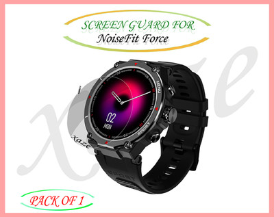 XAZE Screen Guard for NoiseFit Force Smartwatch(Pack of 1)