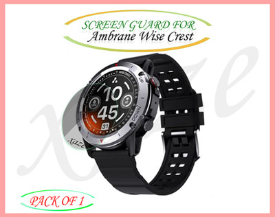 XAZE Screen Guard for Ambrane Wise Crest Smartwatch(Pack of 1)