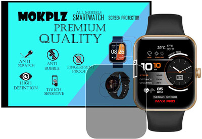 MOKPLZ Screen Guard for MAXIMA MAX PRO SAMURAI SMARTWATCH(Pack of 1)