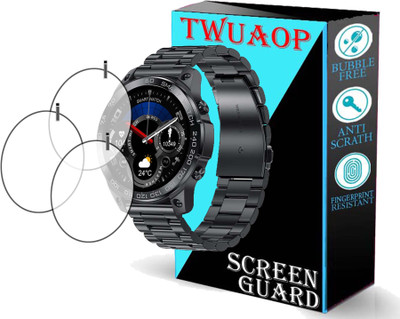 TWUAOP Screen Guard for FIRE BOLTT DAGGER LUXE SMARTWATCH(Pack of 3)