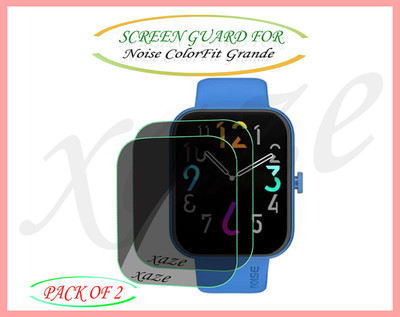 XAZE Screen Guard for Noise ColorFit Grande Smartwatch(Pack of 2)