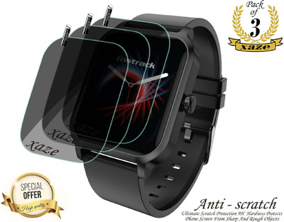 XAZE Screen Guard for Fastrack Reflex Charge Smartwatch(Pack of 3)