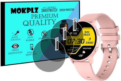 MOKPLZ Screen Guard for NOISEFIT HALO SMARTWATCH(Pack of 3)
