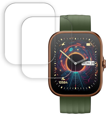 SOMTONE Screen Guard for Fastrack Discovery 4.9 CM Smartwatch Screen Protector | Anti-Scratch | Edge to Edge Full Coverage | 9H Hardness | Screen Guard(Pack of 2)