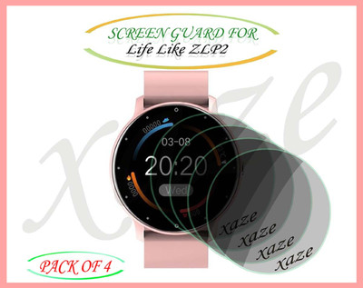 XAZE Screen Guard for Life Like ZLP2 Smartwatch(Pack of 4)