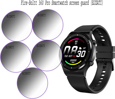 EJZATI Screen Guard for Fire-Boltt 360 Pro Smartwatch(Pack of 5)