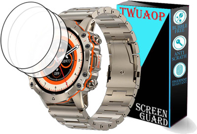 TWUAOP Screen Guard for FIRE BOLTT MARSHAL SMARTWATCH(Pack of 3)