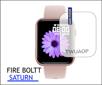 TWUAOP Screen Guard for FIRE BOLTT SATURN(Pack of 1)