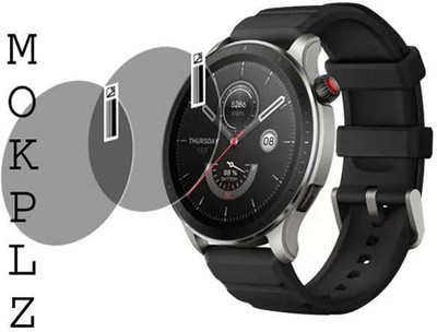 MOKPLZ Screen Guard for AMAZFIT GTR 4(Pack of 2)