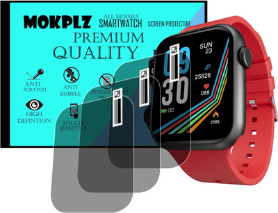 MOKPLZ Screen Guard for FIRE BOLTT RING PLUS SMARTWATCH(Pack of 3)